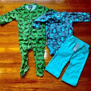NWOT Kate Quinn Organic Cotton baby bundle unisex gender neutral 3-6 months
